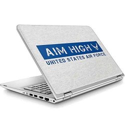 Skinit Decal Laptop Skin For Envy X360 15T-W200 Touch Convertible Laptop - Originally Designed Aim High United States Air Force Design
