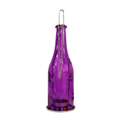 Recycled Bottle Lantern - Lavender
