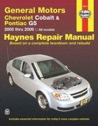 Chevrolet Cobalt & Pontiac G5 Haynes Repair Manual 2005 - 2009