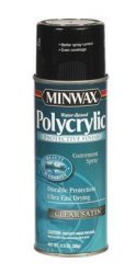 Minwax 33333 11.5 Oz Aerosol Satin Polycrylic Protective Finish