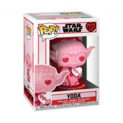 Funko Pop Star Wars Valentines Yoda With Heart