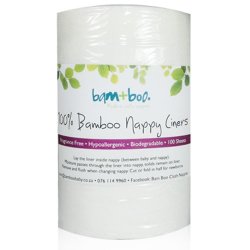 Bam+boo Biodegradable Bamboo Nappy Liners