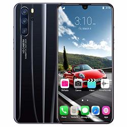 Aoile 6.3 Inch P36 Pro Android Smartphone Dual Sim Face Fingerprint Recognition 6G+128G Mobile Phone Black U.s. Regulations