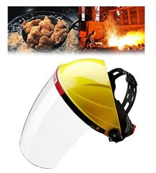 Adjustable Clear Face Mask Shield Visor Safety Workwear Eye Protection Ideal For Gardening Cooking Oil Splashing 