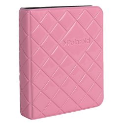 64-POCKET Photo Album W sleek Quilted Cover For Kodak MINI Instant Printer Pictures - Pink