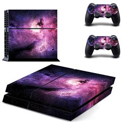 Skinown Sticker Skin Decal Cover For Sony PS4 Playstation 4 Console And Controller - Universe Sky