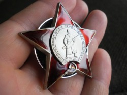 Russia Soviet Ussr Wwii Communist Medal Order Of The Red Star Brass Replica