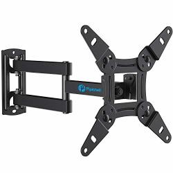 Full Motion Tv Monitor Wall Mount Bracket Articulating Arms Swivels Tilts Extension Rotation For Most 13-42 Inch LED Lcd Flat Curved Screen Tvs &