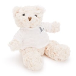 Bebedeparis Mini Teddy Bear in White