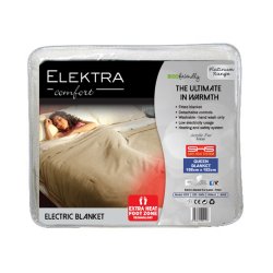 Elektra Comfort Electric Blanket Queen A fur