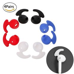 Hacloser 4 Pairs Headset Earphone Earbuds Cover Eartip Replacement With Ear Hook For Samsung S6 Level U Earbuds EO-BG920