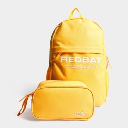 Unisex Mustard Backpack With Pouch
