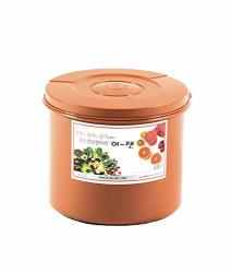E-jen Premium Kimchi Sauerkraut Container Probiotic Fermentation With Inner Vacuum Lid Round 2.1 Gal 8L