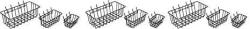 Dorman Hardware 4-9845 Peggable Wire Basket Set 3-PACK By Dorman Hardware