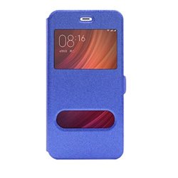 Coohole Leather Wallet Stand Cover Case For Samsung Galaxy A7 2017 Blue