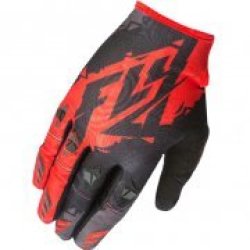 Fly Kinetic Blk rd Gloves Xl