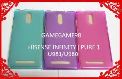 Translucence Tpu Gel Rubber Soft Skin Protective Case For Hisense Infinity Pure 1 U981 U980
