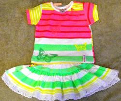 Matching Set -baby Girl -top And Skirt Suit- 0-3 Months-baby Clothing