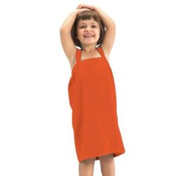 Spa Bath Wrap Towels For Girls Orange - Small