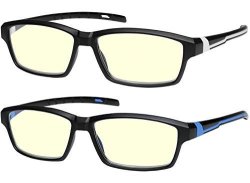 Anti Glare Computer Reading Glasses Blue Light Blocking Reduce Eyestrain For Computer And Screens Sport For Men And Women +0