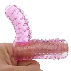 Penis Sleeves Silicone Finger Cock Ring