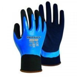Bulk Pack 2 X Hanvo Super Grip Full Dip Oil wet Nitrile Glove