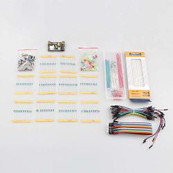 Aikeec Electronics Component Starter Kit W 830 Tie-points Breadboard Cable Resistor For Arduino