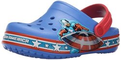 Crocs Crocband Varsity Blue red Captain America Clog 6 M Us TODDLER 7 M Us Toddler