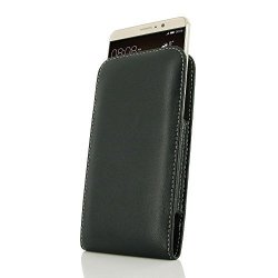 For Huawei Mate 9 Pdair Leather Vertical Pouch Case Cover - Black