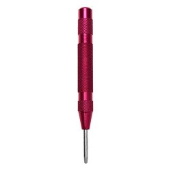 Sikiwind Automatic Centre Punch Steel Spring Loaded Marking Holes Hand Tool Red