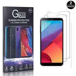2 Pack LG G6 Screen Protector Unextati 9H Hardness Crystal Clear Ultra HD Tempered Glass For LG G6 Anti-scratch Anti-fingerprint