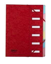 Deals on Extendos Mon Dossier Separator File 6 Compartments Laminated ...