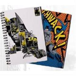 Batman A5 Sidespiral Short Hand Pad 140 Page - 2 Designs Retail Packaging No Warranty