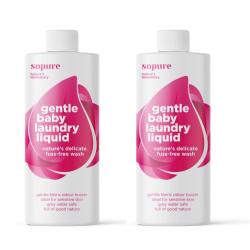 Natural Baby Laundry Liquid 1 Litre 2 Pack - Eco-friendly For The Whole Family
