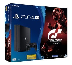 Sony PlayStation 4 1TB Pro Console + GT Sport Game PS4