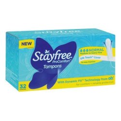 Stayfree Tampon Pro Comfrt Norm 32EA