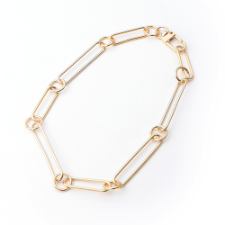 Juliette Gold Choker Chain Necklace - Gold