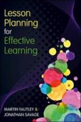 Lesson Planning For Effective Learning paperback