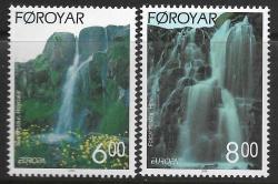 Faroe Mnh 1999 Europa Waterfalls Um - Cat = R60