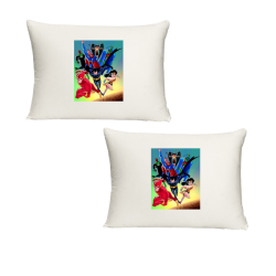 Katz Designs - Twin Standard Pillow Cases Justice League