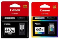 Canon Ink PG440XL & CL441XL - Black & Tri Colour Cartridge Oem