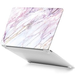 Gmyle Plastic Hard Case Shell Cover Frosted For Apple Macbook 12 Inch With Retina Display Model: A1534 2015 Release - Pink Marble Pattern