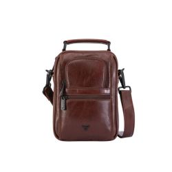 Brando - Gent's Leather Bag With Top Handle