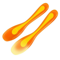 Brother Max Bpa-free Colour Changing Heat Sensitive Travel Spoons 2-PACK