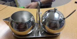 Sugar And Milk Set Stainless Steal