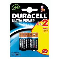 DURACELL - Ultra Power Aaa Batteries 4+2PACK