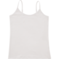 White Strappy T-Shirt S - XXL