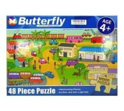 48 Piece A4 Wooden Puzzle Vet