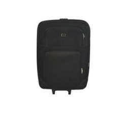 Smte- Trolley 1 Piece Travel Spinner Suitcase-fabric -black 68 Cm