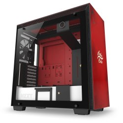 NZXT Case H700 - Eatx Red black Glass Nukacola